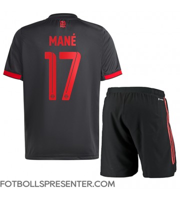 Bayern Munich Sadio Mane #17 Tredje tröja Barn 2022-23 Kortärmad (+ korta byxor)